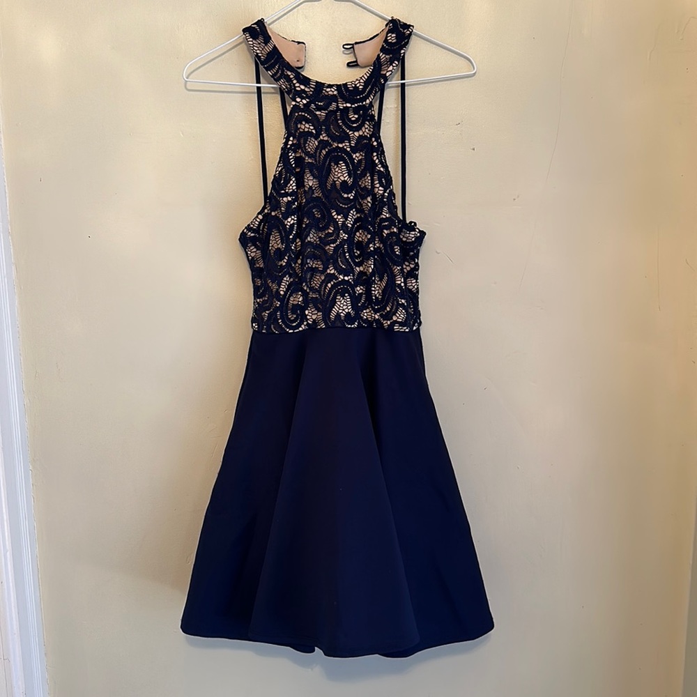 Beautiful navy homecoming dress